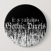 Gotische Pixel Button (Vorderseite)