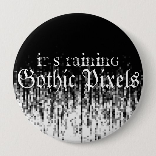 Gotische Pixel Button (Vorderseite)