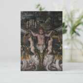 Gotische Pose ~ Einladungen (Stehend Vorderseite)