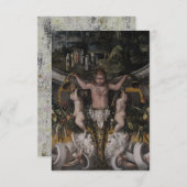 Gotische Pose ~ Einladungen (Vorne/Hinten)