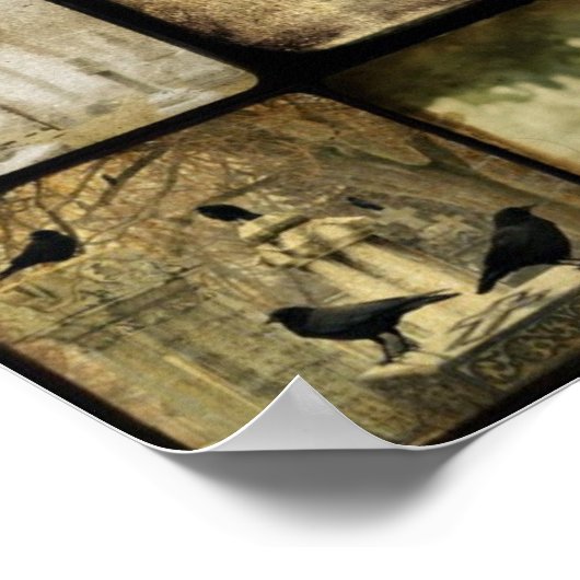 Gotische Quadrate Poster (Ecke)
