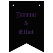 Gotische Ravens und maßgeschneiderte Hochzeit des Wimpelkette (Zweite Fahne)