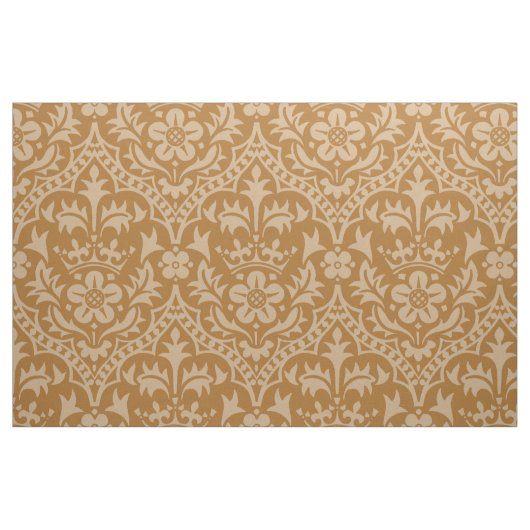 Gotische Revival Crowned Rose Stoff (Fat Quarter (45,7 x 55,9 cm))
