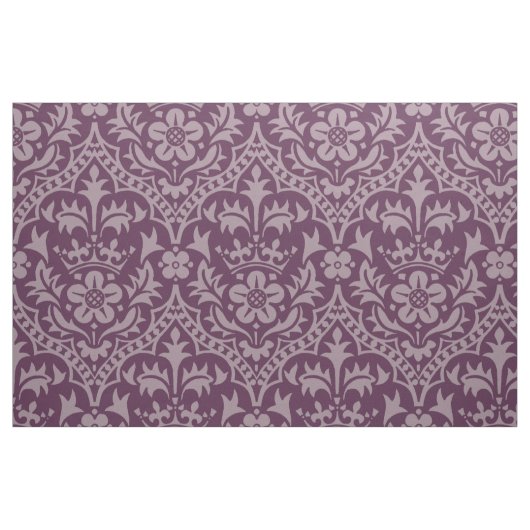 Gotische Revival Crowned Rose Stoff (Fat Quarter (45,7 x 55,9 cm))