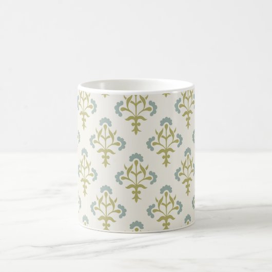 Gotische Revival Stenciled Blume Kaffeetasse (Mittel)
