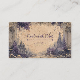 Gotische Romance Burg Burgen von Bellinzona Visitenkarte