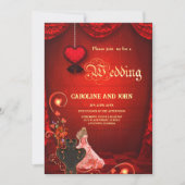 Gotische Romance Einladung (Vorderseite)