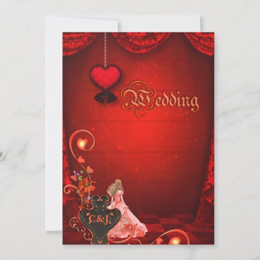 Gotische Romance Einladung (Rückseite)