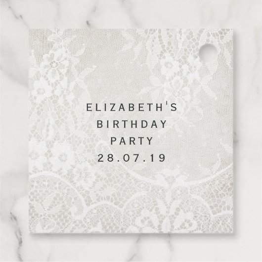 Gotische Romance Geschenkanhänger (Rückseite)