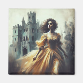 Gotische Romantik Bucht Cover Spooky Burg Horror Magnet