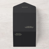 Gotische Romantik, im Schatten der Liebe All In One Einladung (Außenbereich)