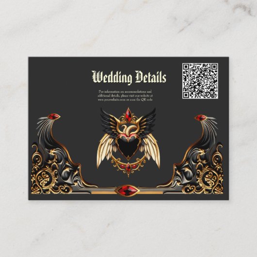 Gotische Romantik, Im Schatten der Liebe. Begleitkarte (Vorderseite)