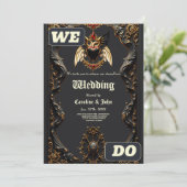 Gotische Romantik, Im Schatten der Liebe. Einladung (Stehend Vorderseite)