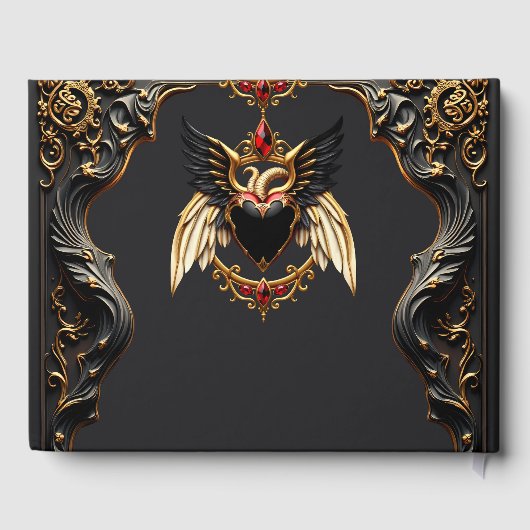 Gotische Romantik, im Schatten der Liebe Gästebuch (Rückseite)