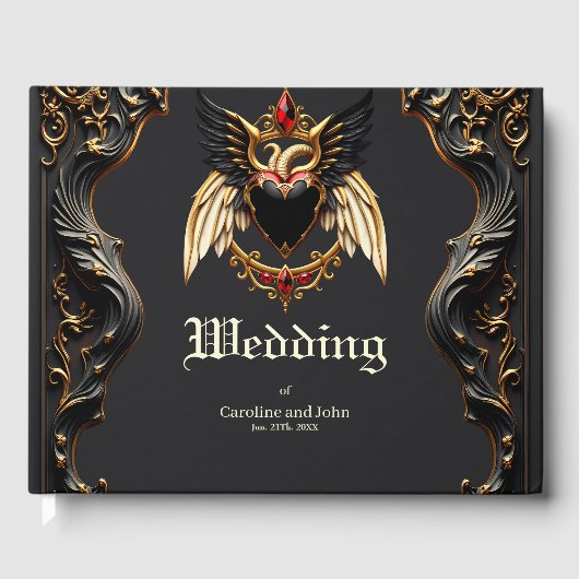 Gotische Romantik, im Schatten der Liebe Gästebuch (Vorderseite)