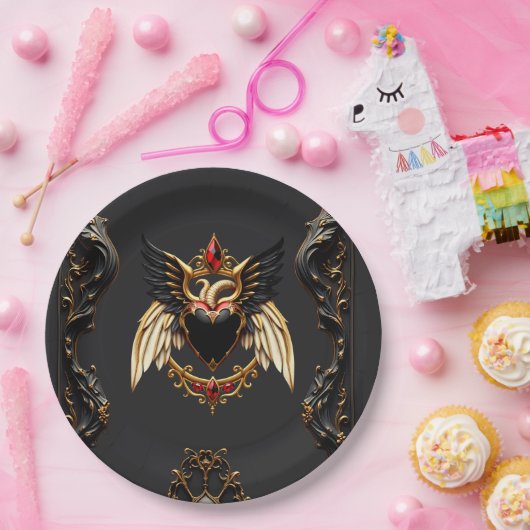 Gotische Romantik, Im Schatten der Liebe. Pappteller (Party)