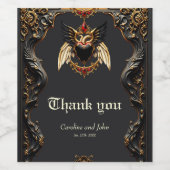 Gotische Romantik, Im Schatten der Liebe. Weinetikett (Einzelnes Label)