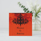 Gotische Romantik Viktorianischer Kronleuchter Hoc Einladung (Stehend Vorderseite)