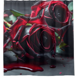 Gotische Rose Duschvorhang