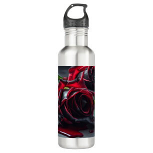 Gotische Rose Edelstahlflasche