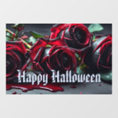 Gotische Rose Fensteraufkleber (Blatt)