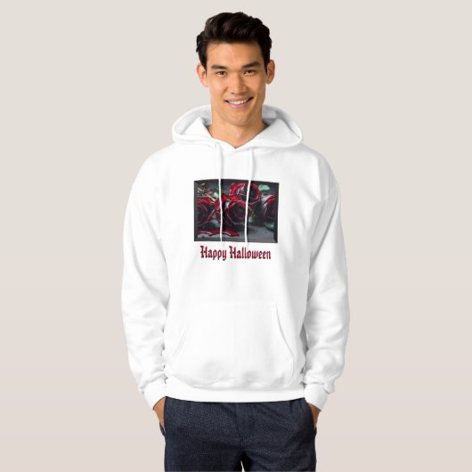 Gotische Rose Hoodie (Vorne ganz)