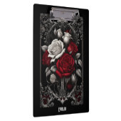 Gotische Rose in Verziertem Rahmen Klemmbrett (Rechts)