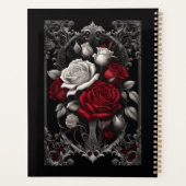 Gotische Rose in Verziertem Rahmen Planer (Rückseite)