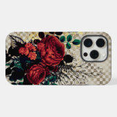 Gotische Rose iPhone Hülle (Rückseite (Horizontal))