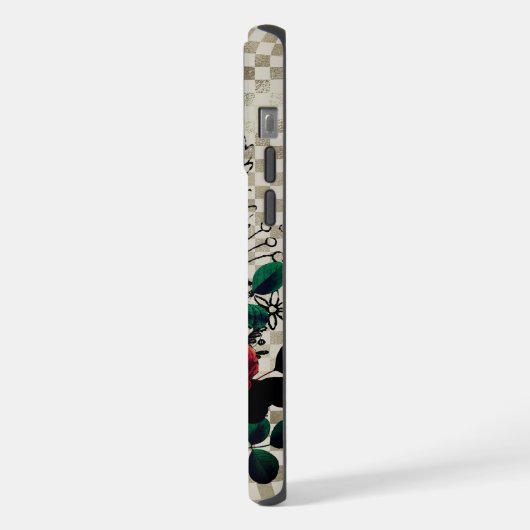 Gotische Rose iPhone Hülle (Linke Seite)