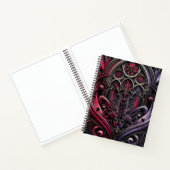 Gotische Rose Kathedrale Spiral Notebook Notizblock (Innenseite)