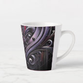 Gotische Rose Latte Tasse mit Kathedrale Design (Rechts)