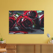 Gotische Rose Leinwanddruck (Insitu (Wohnzimmer))