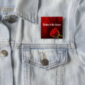 Gotische Rose Mutter der Groom-Taste Button (Beispiel)