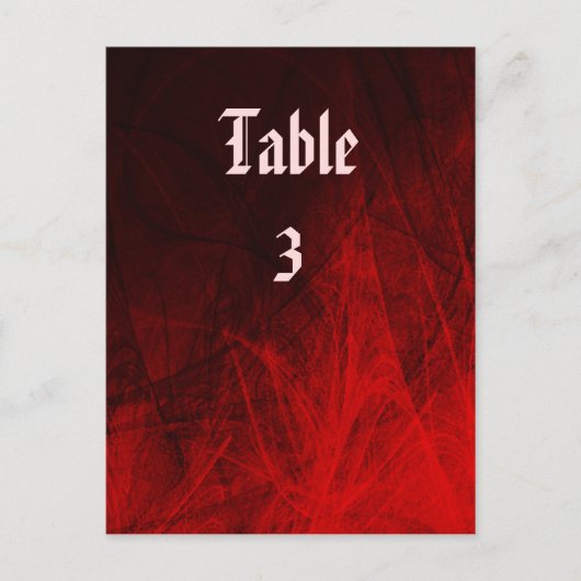 Gotische Rose Postkarte (Vorderseite)