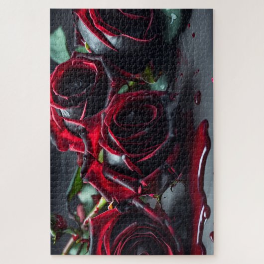 Gotische Rose Puzzle (Vertikal)