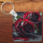 Gotische Rose Schlüsselanhänger (Vorderseite)