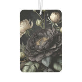 Gotische Rose Schwarze Blume Autolufterfrischer (Rückseite)