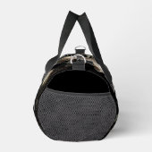 Gotische Rose Schwarze Blume Duffle Bag (Rechts)