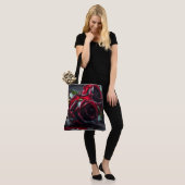 Gotische Rose Tasche (Am Model)