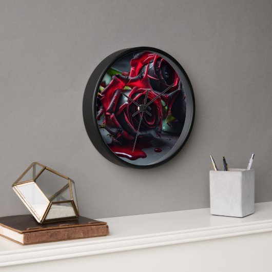 Gotische Rose Uhr (Büro)
