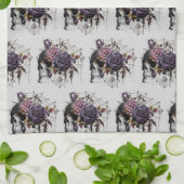 Gotische Rose und Halloween-Party Geschirrtuch (Gefaltet)