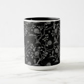 Gotische Rose und Knochenmuster Tasse (Zentrum)