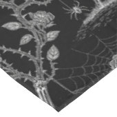 Gotische Rose und Knochenmuster Tischdecke (Schrägansicht)
