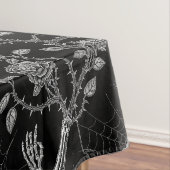 Gotische Rose und Knochenmuster Tischdecke (Beispiel)