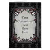 Gotische Rose und Skulls (Vorne)