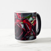 Gotische Rose Verwandlungstasse (VorderseiteRechts)