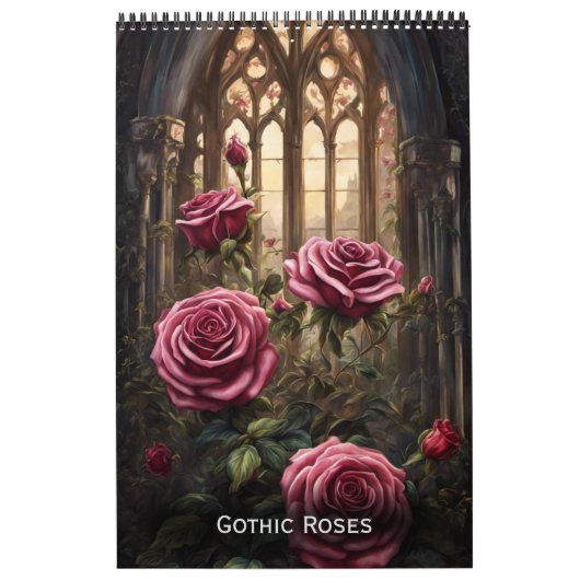 Gotische Rose von Ivy und Bat Gotik Kalender (Titelbild)