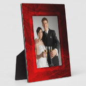 Gotische Rose Wedding Plaque Fotoplatte (Seite)
