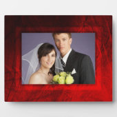 Gotische Rose Wedding Plaque Fotoplatte (Vorderseite)